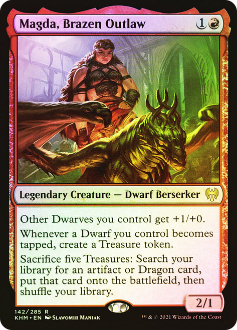 Magda, Brazen Outlaw\nKaldheim\nSingle\nMagic The Gathering