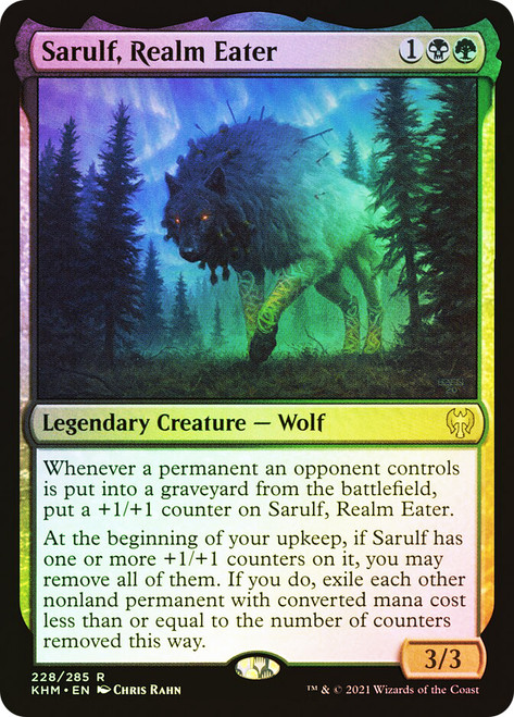 Sarulf, Realm Eater\nKaldheim\nSingle\nMagic The Gathering