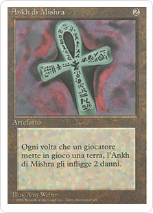 Ankh of Mishra
4th Edition - Italian
Single
Magic The Gathering