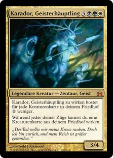 Karador, Ghost Chieftain (Oversized)
Commander - Oversized - German
Single
Magic The Gathering
