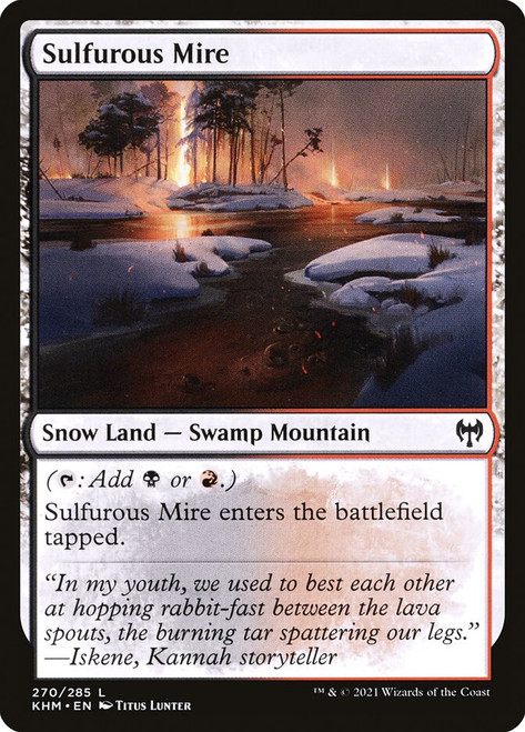 Sulfurous Mire\nKaldheim\nSingle\nMagic The Gathering