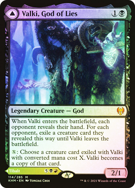 mtg 嘘の神、ヴァルキー/Valki, God of Lies 英語版 4枚 Valki, God of Lies (Kaldheim English) | Magic: The Gathering