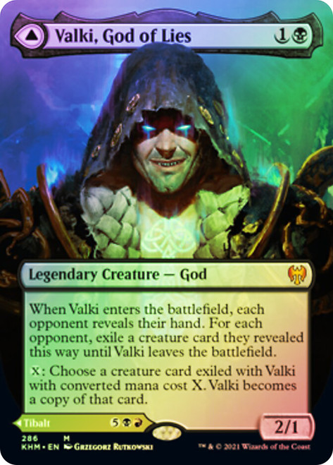 Valki, God of Lies // Tibalt, Cosmic Impostor (Borderless 