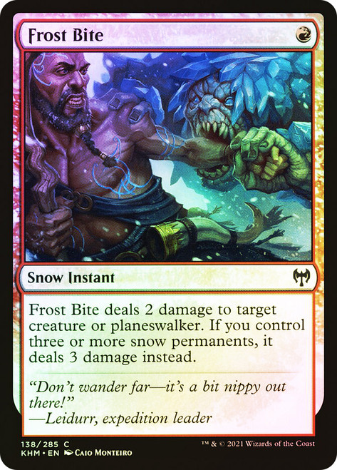 Frost Bite\nKaldheim\nSingle\nMagic The Gathering