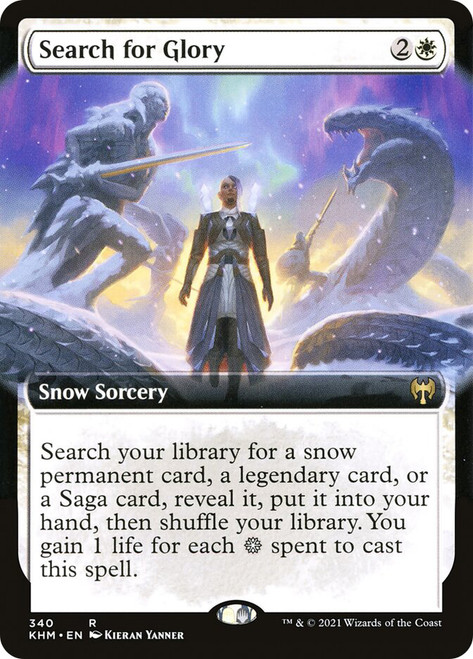 Search for Glory (Extended Art)\nKaldheim - Variants\nSingle\nMagic The Gathering