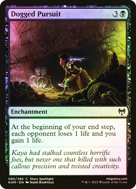Dogged Pursuit\nKaldheim\nSingle\nMagic The Gathering