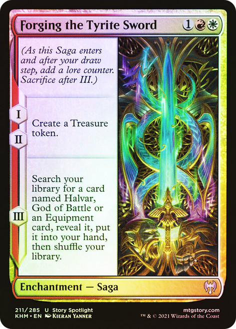 Forging the Tyrite Sword\nKaldheim\nSingle\nMagic The Gathering
