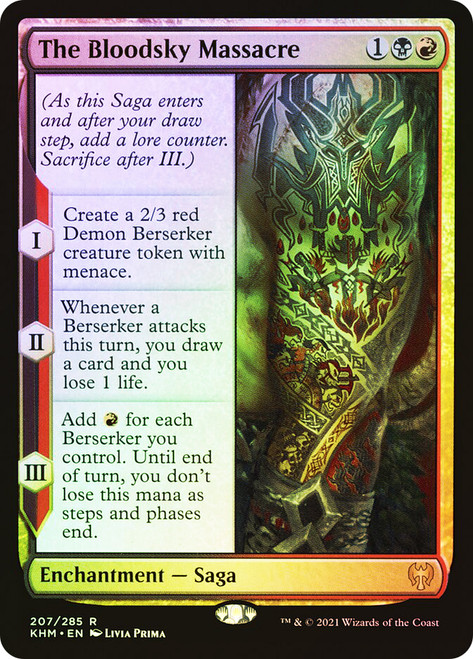 The Bloodsky Massacre\nKaldheim\nSingle\nMagic The Gathering