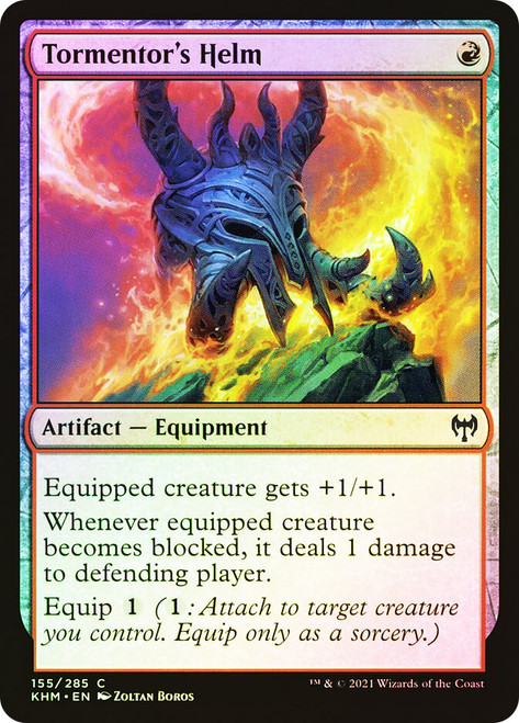 Tormentor's Helm\nKaldheim\nSingle\nMagic The Gathering