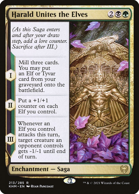 Harald Unites the Elves\nKaldheim\nSingle\nMagic The Gathering