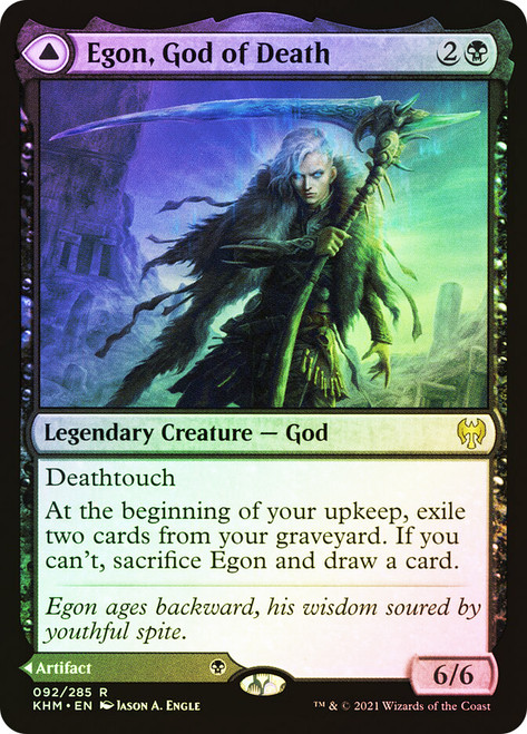 Egon, God of Death // Throne of Death\nKaldheim\nSingle\nMagic The Gathering