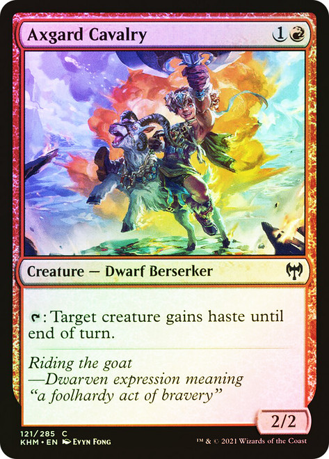 Axgard Cavalry\nKaldheim\nSingle\nMagic The Gathering