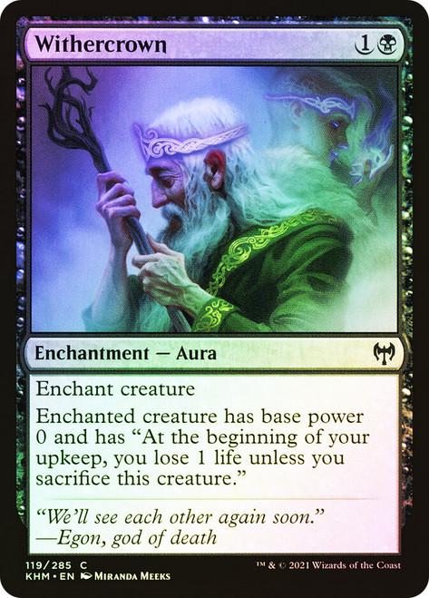 Withercrown\nKaldheim\nSingle\nMagic The Gathering