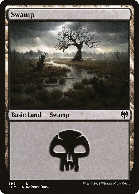 Swamp (#396)\nKaldheim\nSingle\nMagic The Gathering