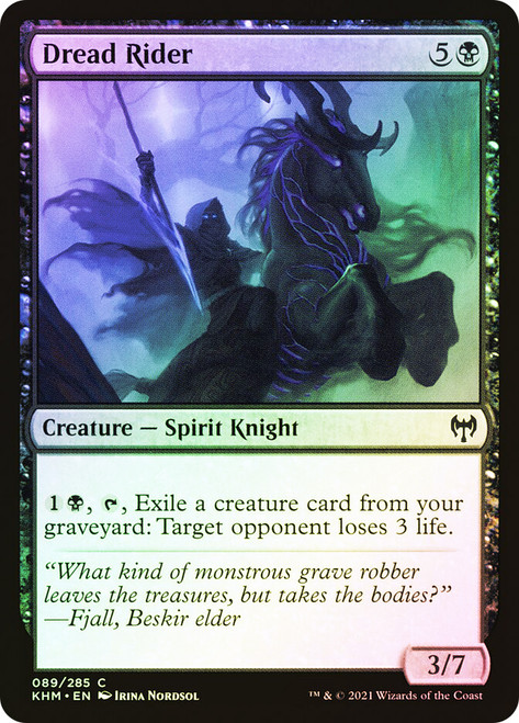 Dread Rider\nKaldheim\nSingle\nMagic The Gathering