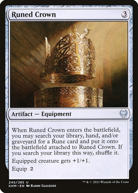 Runed Crown\nKaldheim\nSingle\nMagic The Gathering