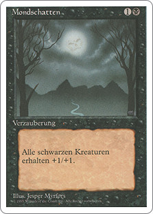 Bad Moon
4th Edition - German
Single
Magic The Gathering