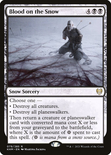 Blood on the Snow\nKaldheim\nSingle\nMagic The Gathering