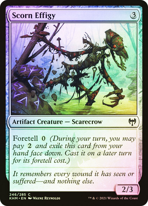 Scorn Effigy\nKaldheim\nSingle\nMagic The Gathering