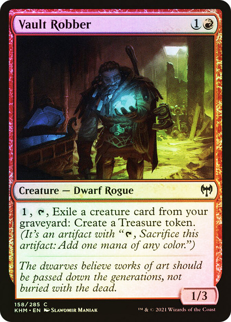 Vault Robber\nKaldheim\nSingle\nMagic The Gathering