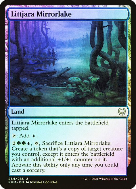 Littjara Mirrorlake\nKaldheim\nSingle\nMagic The Gathering