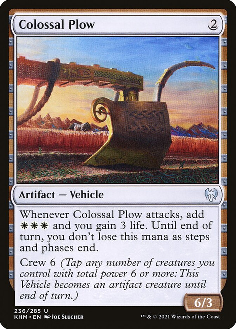 Colossal Plow\nKaldheim\nSingle\nMagic The Gathering