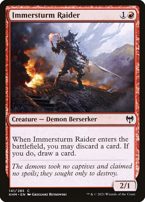 Immersturm Raider\nKaldheim\nSingle\nMagic The Gathering