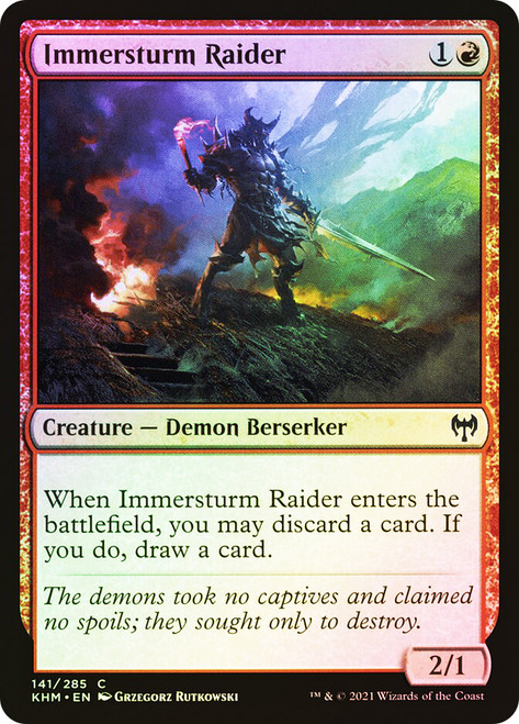 Immersturm Raider\nKaldheim\nSingle\nMagic The Gathering