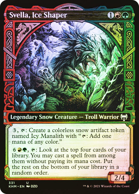 Svella, Ice Shaper (Showcase)\nKaldheim - Variants\nSingle\nMagic The Gathering