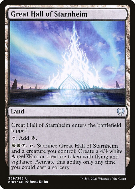 Great Hall of Starnheim\nKaldheim\nSingle\nMagic The Gathering