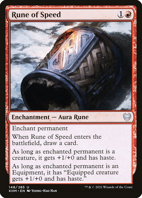 Rune of Speed\nKaldheim\nSingle\nMagic The Gathering