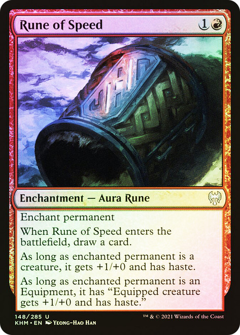 Rune of Speed\nKaldheim\nSingle\nMagic The Gathering