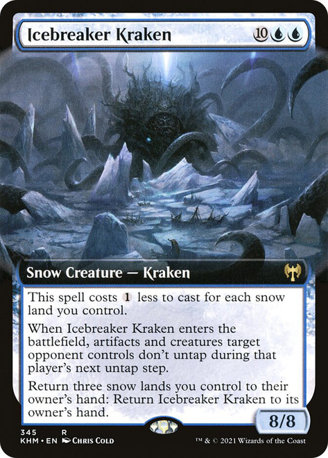 Icebreaker Kraken (Extended Art)\nKaldheim - Variants\nSingle\nMagic The Gathering