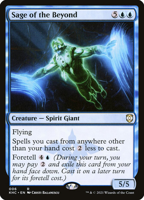 Sage of the Beyond\nKaldheim Commander\nSingle\nMagic The Gathering