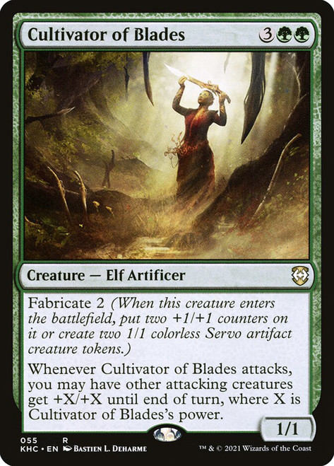 Cultivator of Blades\nKaldheim Commander\nSingle\nMagic The Gathering