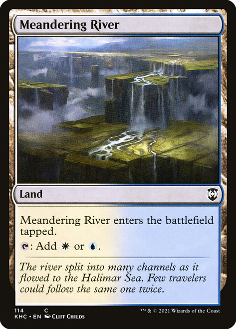 Meandering River\nKaldheim Commander\nSingle\nMagic The Gathering