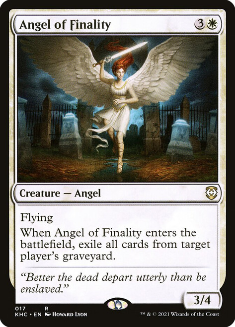 Angel of Finality\nKaldheim Commander\nSingle\nMagic The Gathering