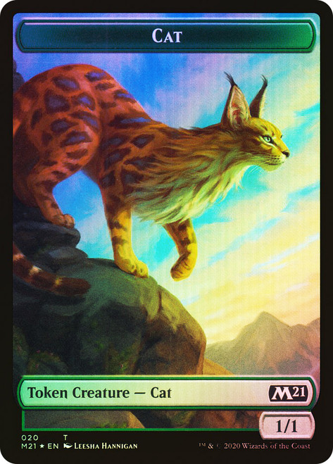 {Cat Token} (#20) // {Zombie Token}
Core Set 2021
Single
Magic: The Gathering