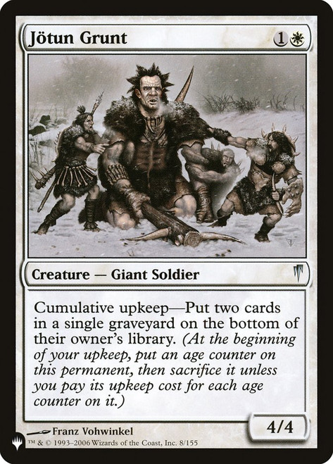 Jotun Grunt\nPlaneswalker Symbol Reprints\nSingle\nMagic The Gathering