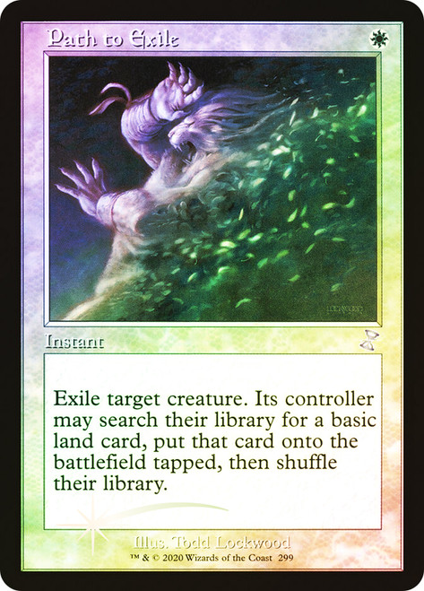 Path to Exile (Retro Frame)\nTime Spiral Remastered - Timeshifted\nSingle\nMagic The Gathering