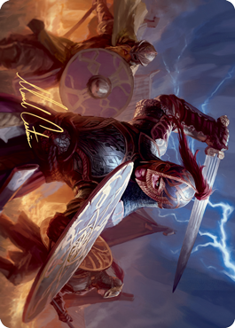 {Beskir Shieldmate Art Card} (Signed)
Art Series
Single
Magic The Gathering