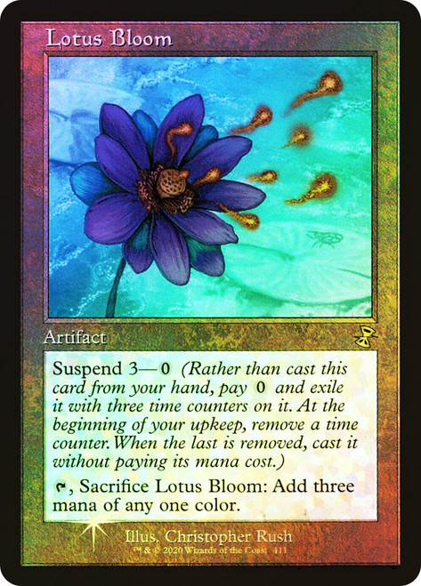 Lotus Bloom (Launch) (Retro Frame)\nPromo: General\nSingle\nMagic The Gathering