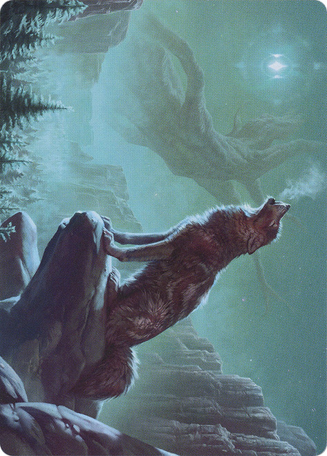 {Sarulf's Packmate Art Card}\nArt Series\nSingle\nMagic The Gathering