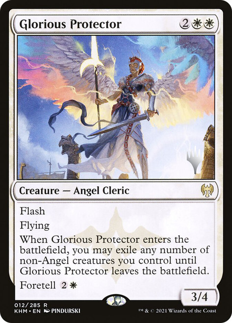 Glorious Protector (Promo Pack) (Kaldheim)\nPromo: Planeswalker Stamped\nSingle\nMagic The Gathering