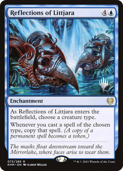Reflections of Littjara (Promo Pack) (Kaldheim)\nPromo: Planeswalker Stamped\nSingle\nMagic The Gathering