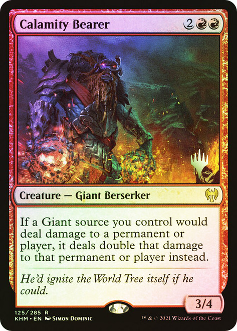 Calamity Bearer (Promo Pack) (Kaldheim)\nPromo: Planeswalker Stamped\nSingle\nMagic The Gathering