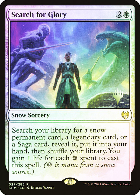 Search for Glory (Promo Pack) (Kaldheim)\nPromo: Planeswalker Stamped\nSingle\nMagic The Gathering