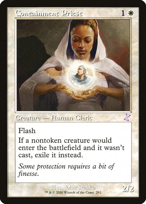 Containment Priest (Retro Frame)\nTime Spiral Remastered - Timeshifted\nSingle\nMagic The Gathering
