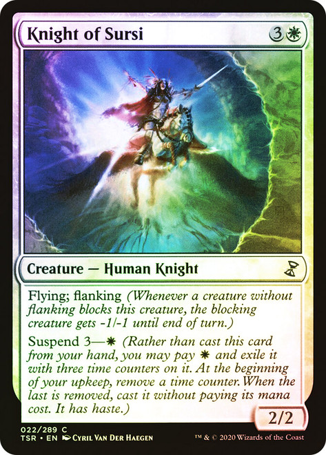 Knight of Sursi\nTime Spiral Remastered\nSingle\nMagic The Gathering