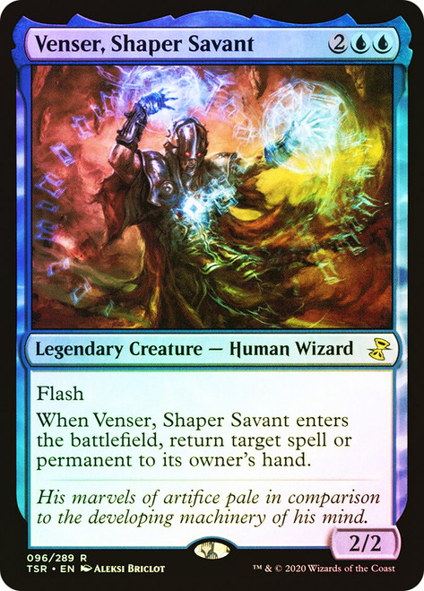 Venser, Shaper Savant\nTime Spiral Remastered\nSingle\nMagic The Gathering